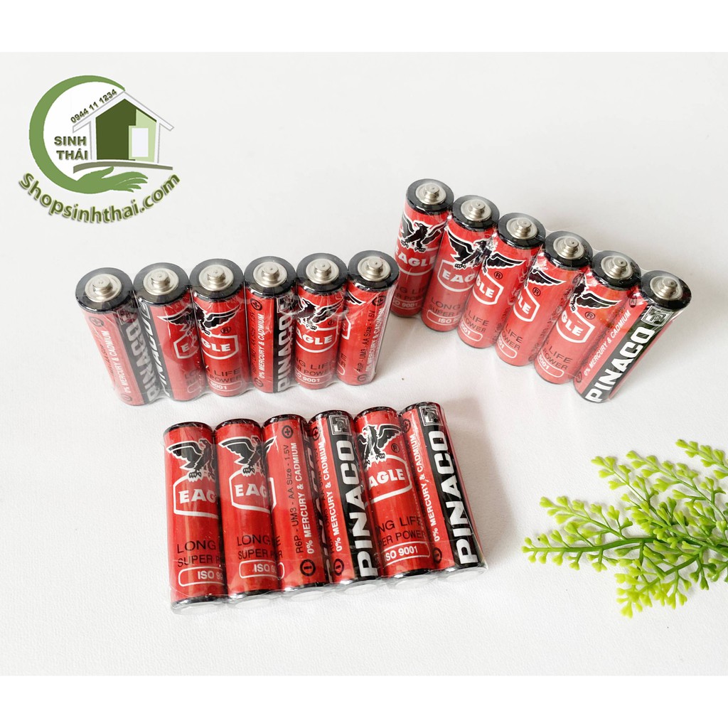 [HCM]Pin lớn 2A (AA) - Pin Con Ó Pinaco 1.5V ( 4 viên )