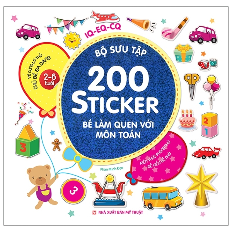 Fahasa - Bộ Sưu Tập 200 Sticker - Bé Làm Quen Với Môn Toán