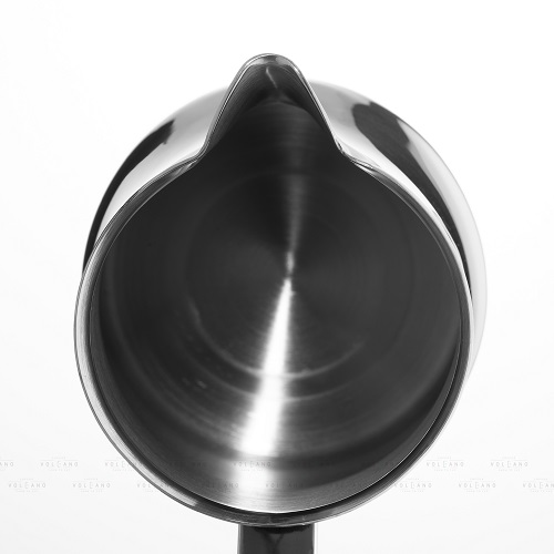 [HCM]Ca đánh sữa Motta màu bạc Inox 304 mũi tròn