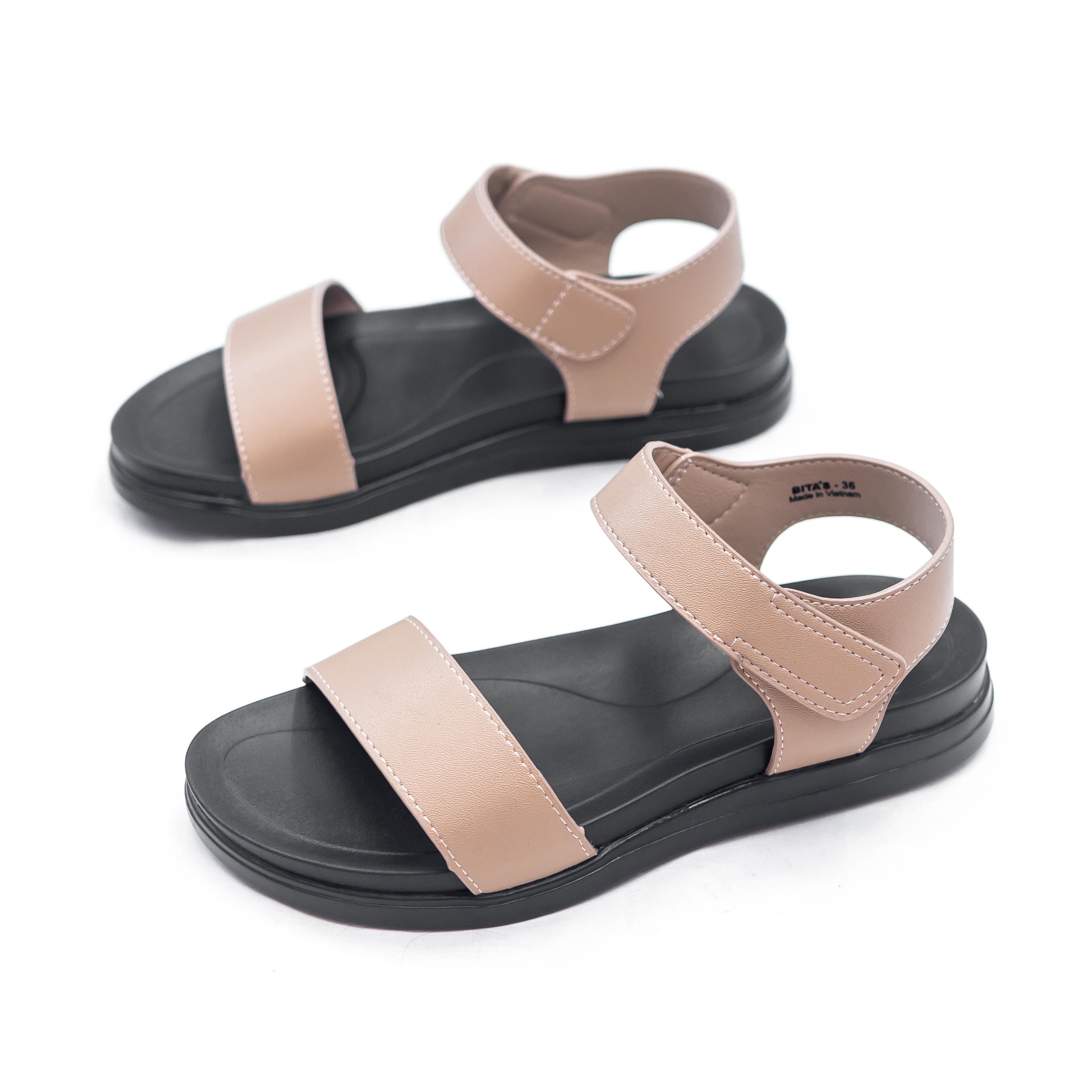 Giày sandal quai hậu nữ bita's đế bằng shana.02 - bitas