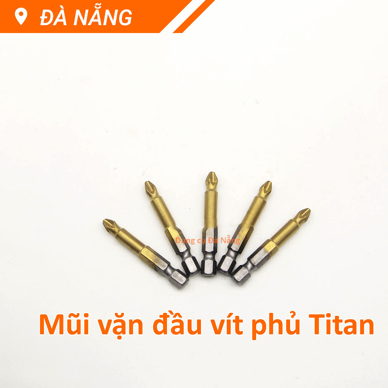 Mũi vặn vít phủ titan chuôi lục