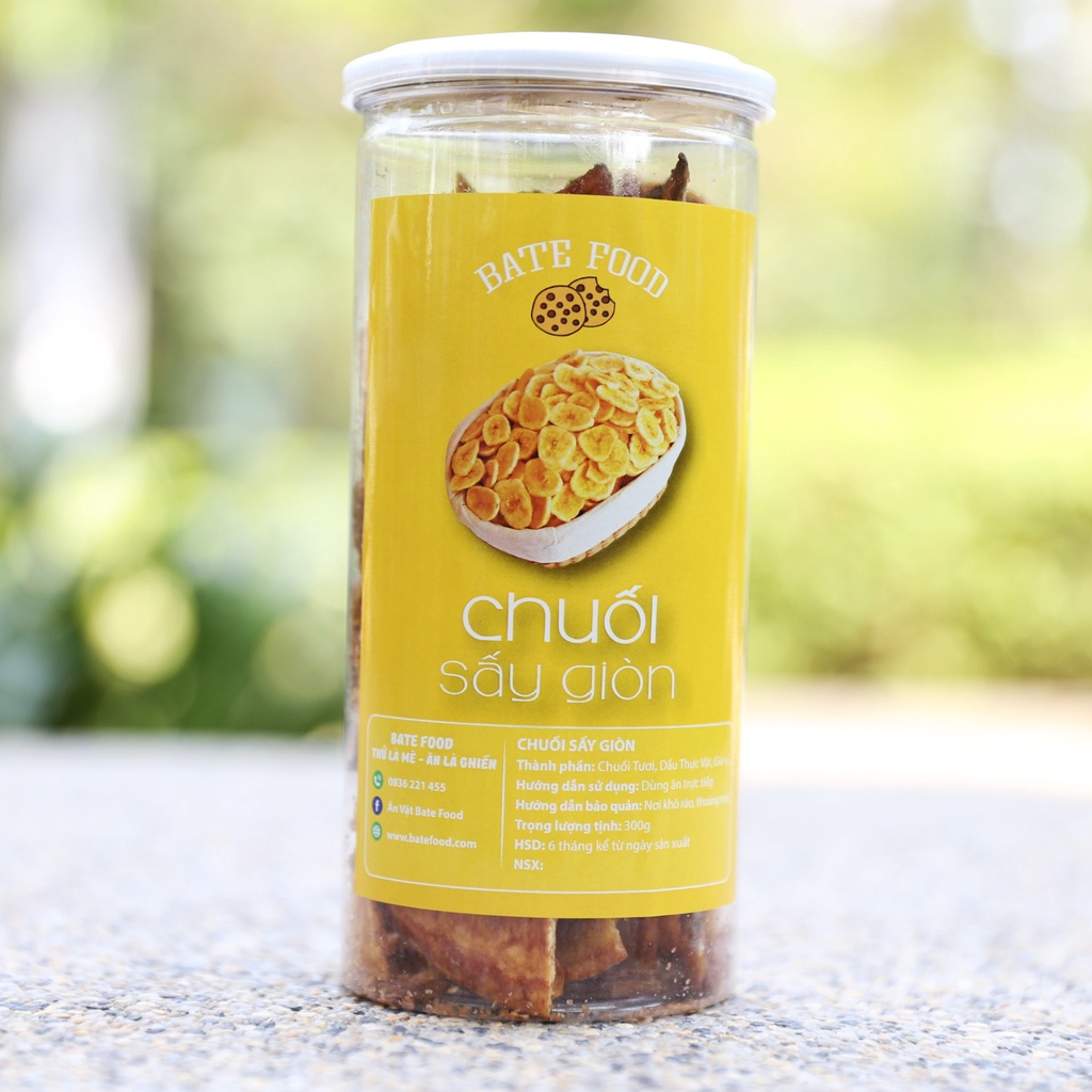 Chuối Sấy Mè Gừng, Thơm Ngon Giòn Rụm