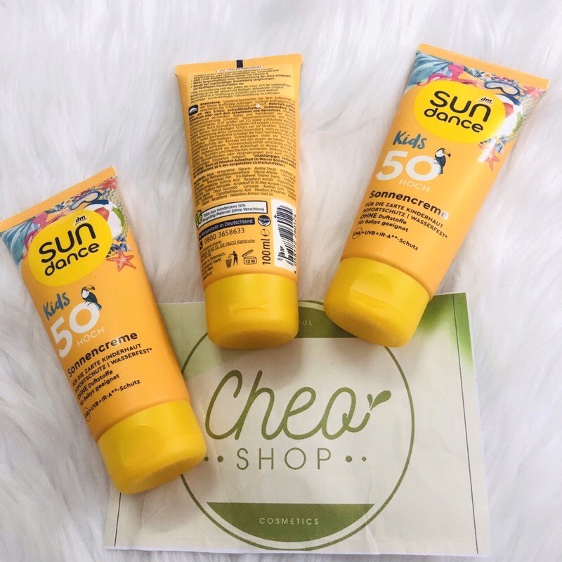 Kem chống nắng Sundance Kids Đức 100ml