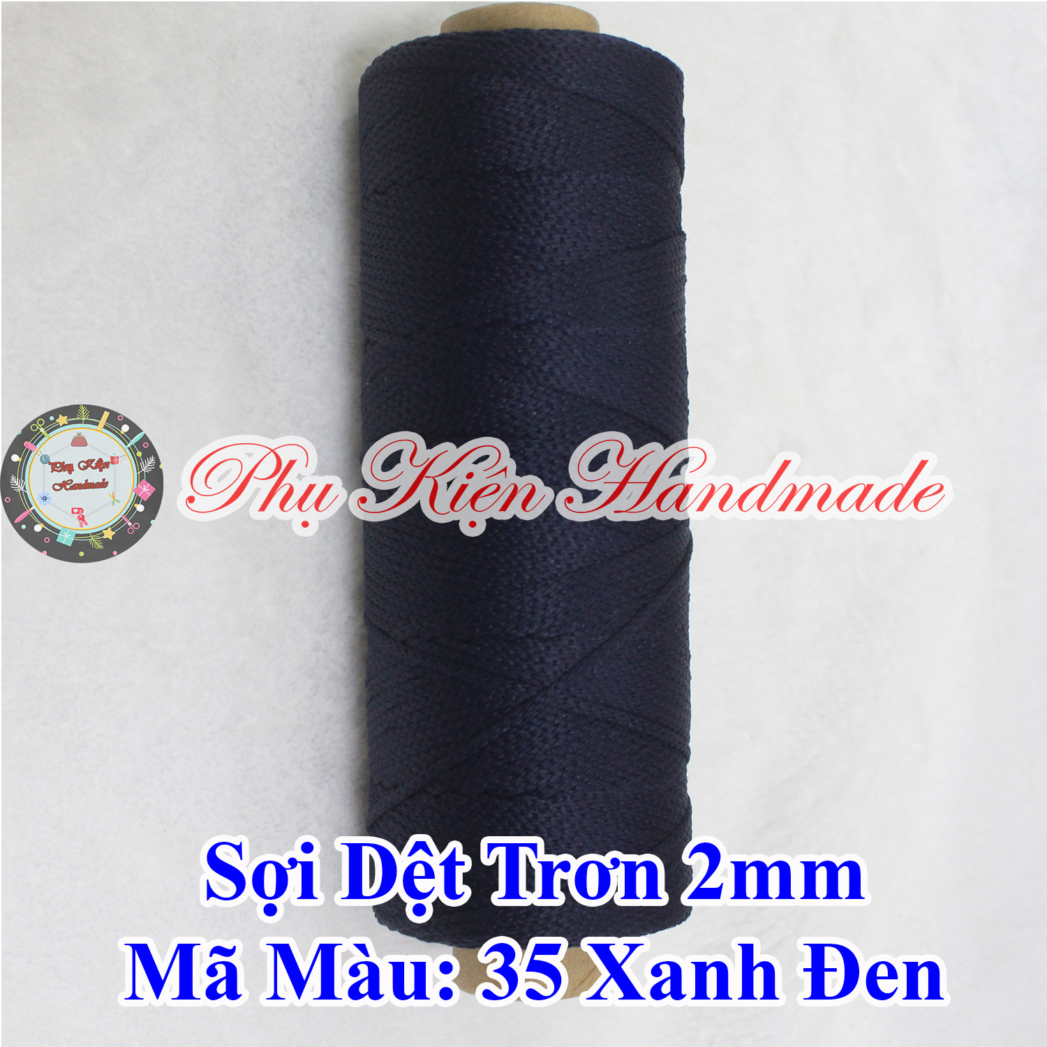 Sợi Dệt Trơn 2mm (Mã màu 01 -68)