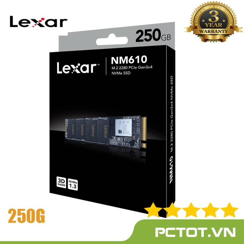 Bảng giá Ổ cứng SSD PCIe NVMe Lexar NM610 250GB - Mai Hoàng Phong Vũ