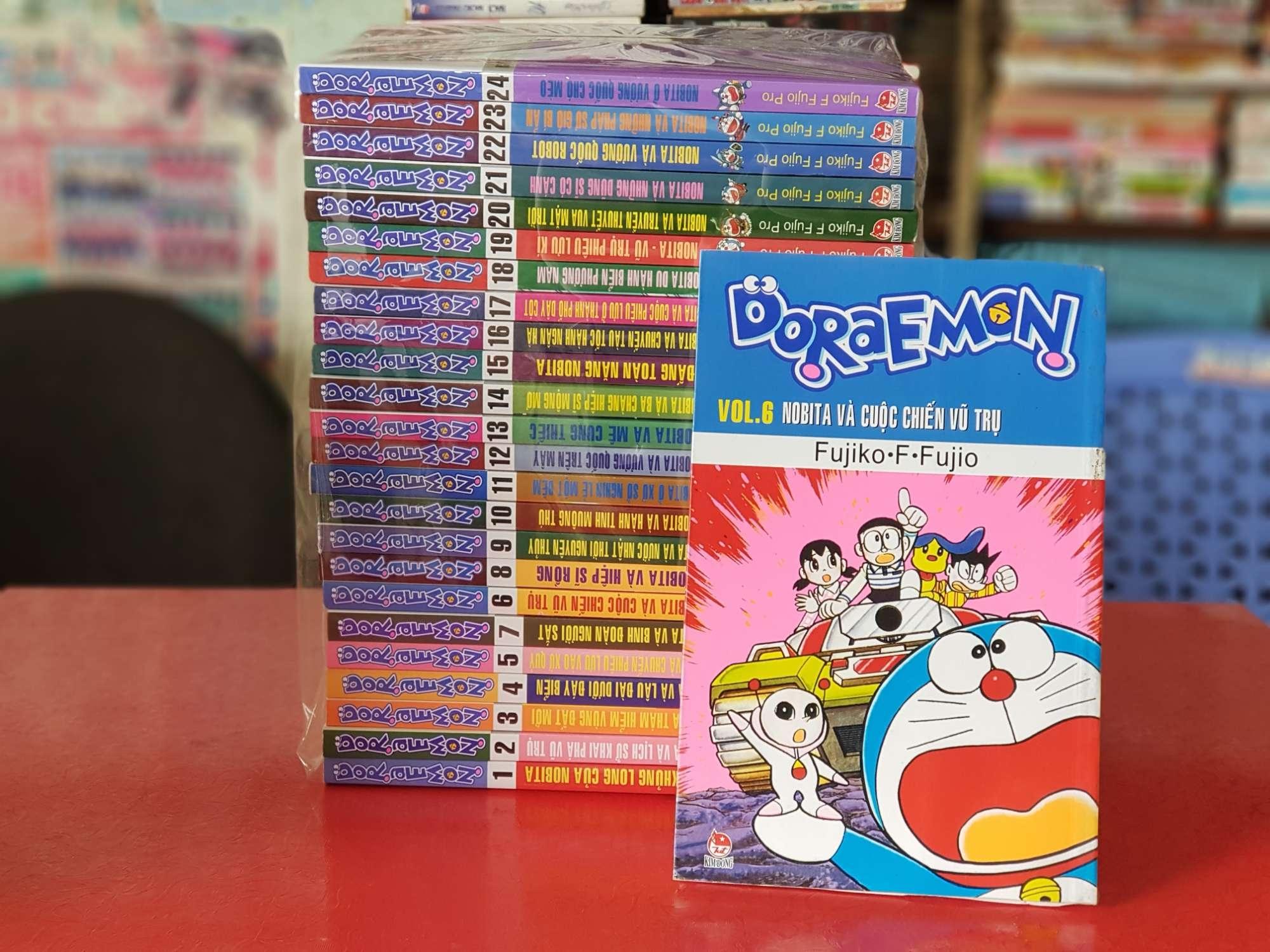 Sách - Combo Doraemon dài - 10 quyển (giao ngẫu nhiên) + bán kèm 1 bút viết