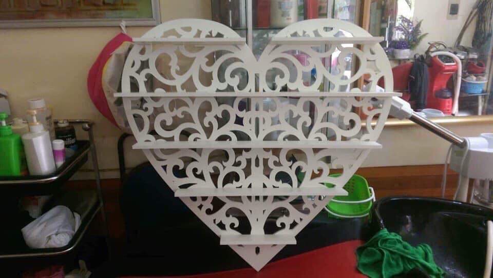 Kệ Sơn Nail hình trái tim