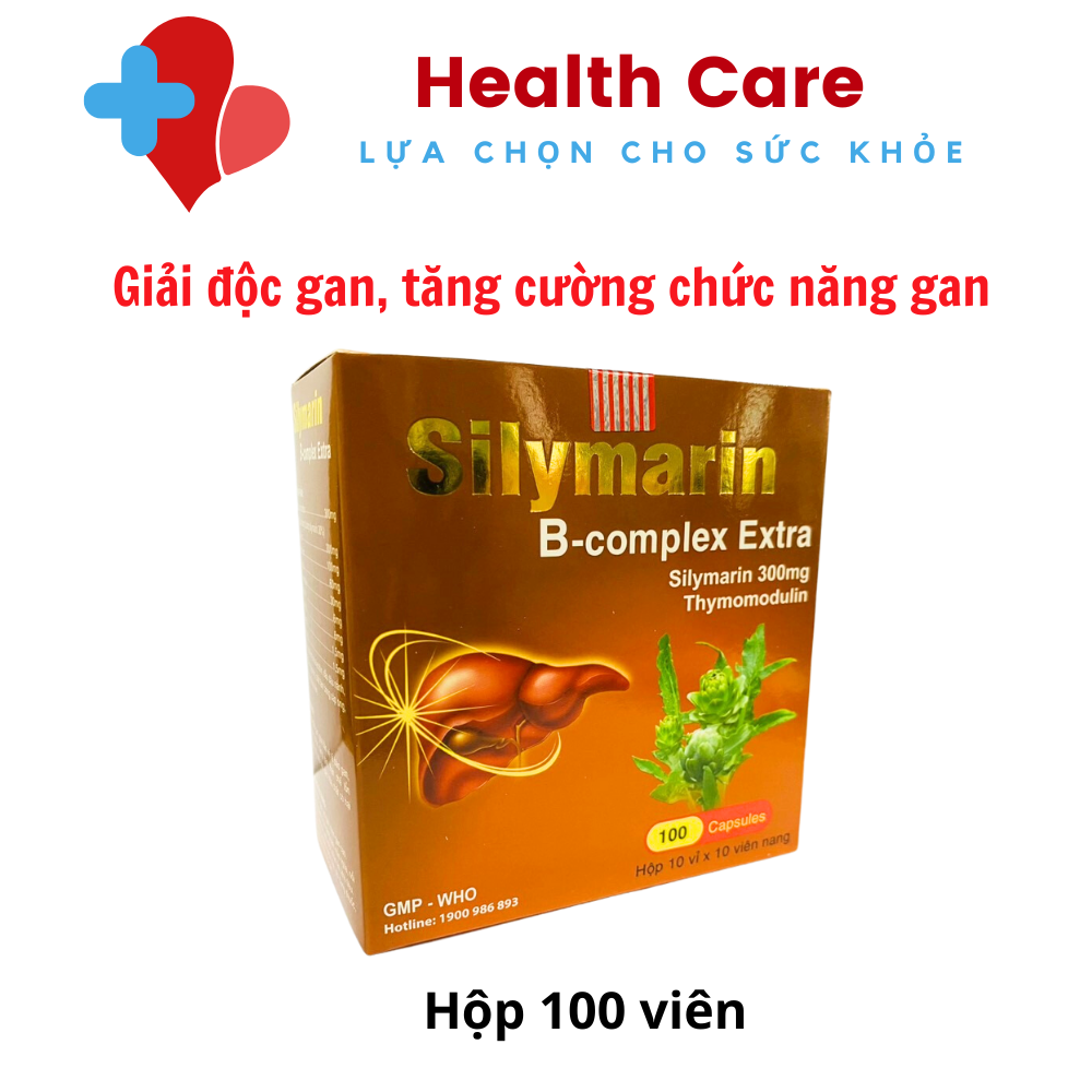 BỔ GAN SILYMARIN B-COMPLEX EXTRA - HỘP 100V