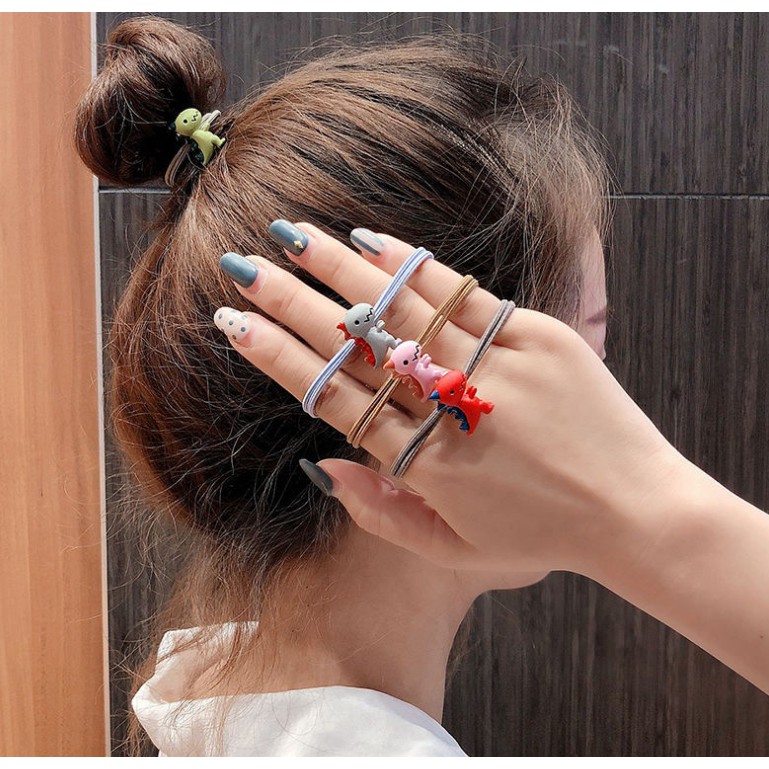 Dây Cột Tóc Buộc Tóc Nữ Khủng Long Cá Tính