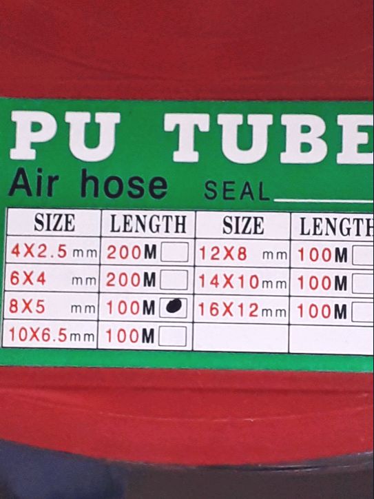 ỐNG HƠI TRẮNG 12LY 5 MÉT