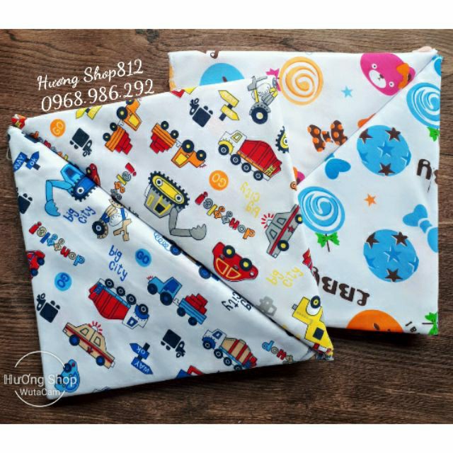 10 Tã Chéo Sơ Sinh 100% Cotton ( Hàng Đẹp 70X1M )