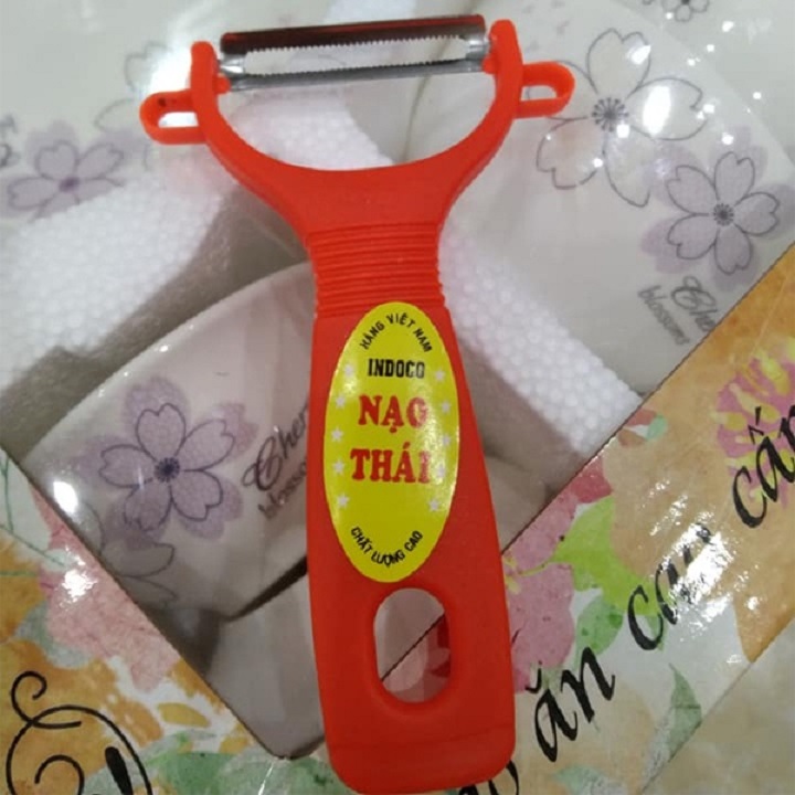 Bào rau củ quả, nạo đỏ Thái Lan cán cam