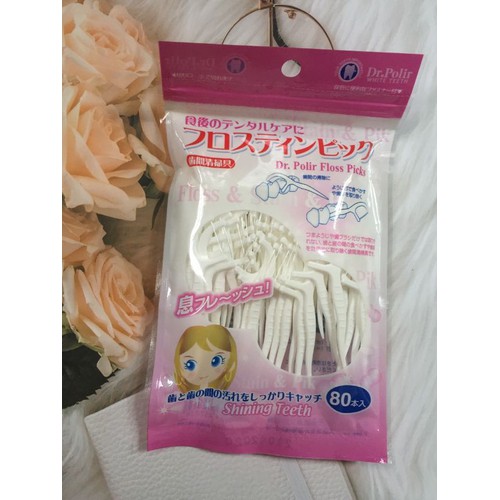 Combo 5 gói CHỈ KẼ RĂNG DR.POLIR 80 Cái