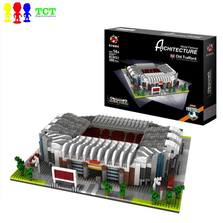 Mô hình siêu chi tiết 3800 MẢNH sân vận động Old Trafford MU