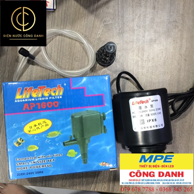 Máy bơm cá lifetech ap1600