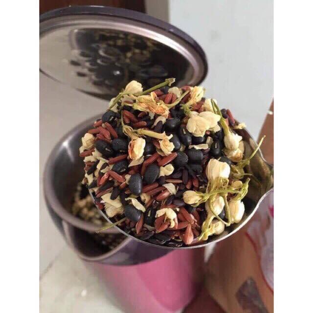 2 kg trà Giảm cân thần tốc hiệu quả an toàn gạo lức, đậu đen xanh lòng và hoa nhài