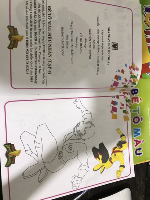 10 quyển vở cho bé tô màu