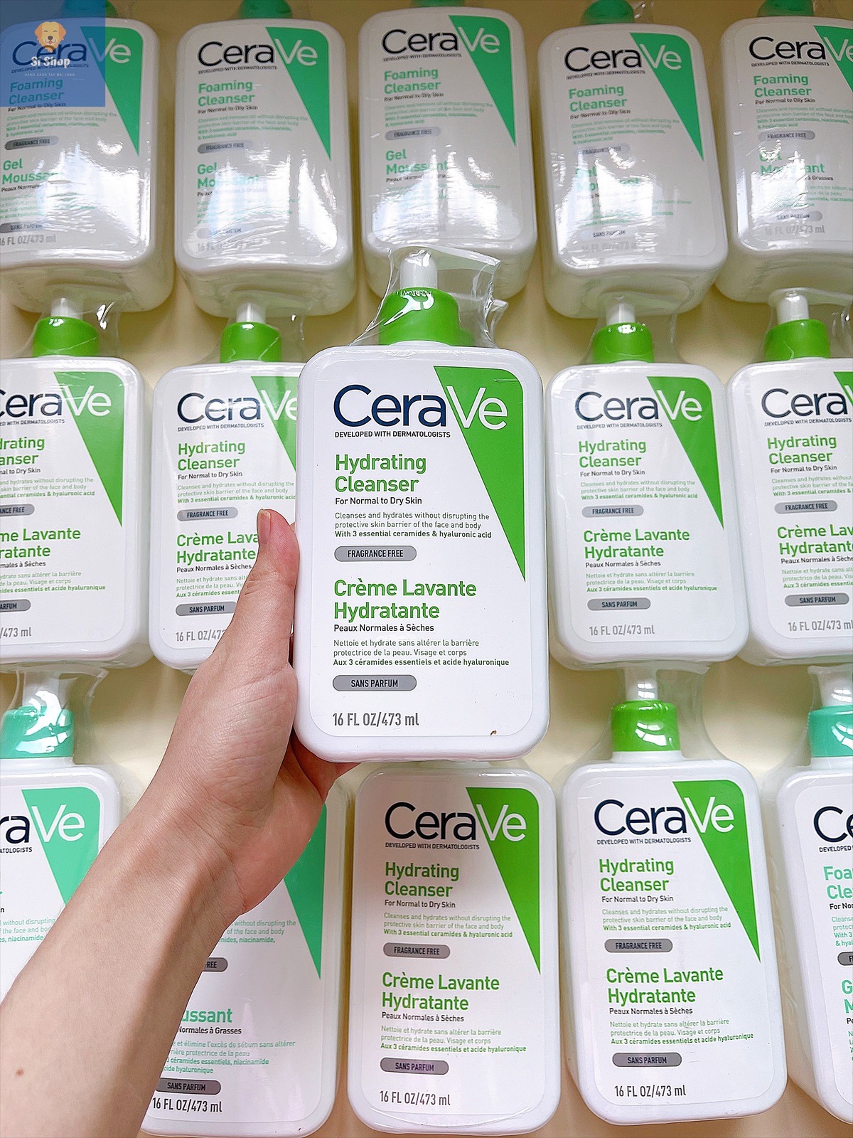 Sữa rửa mặt Cerave cho da khô và da dầu