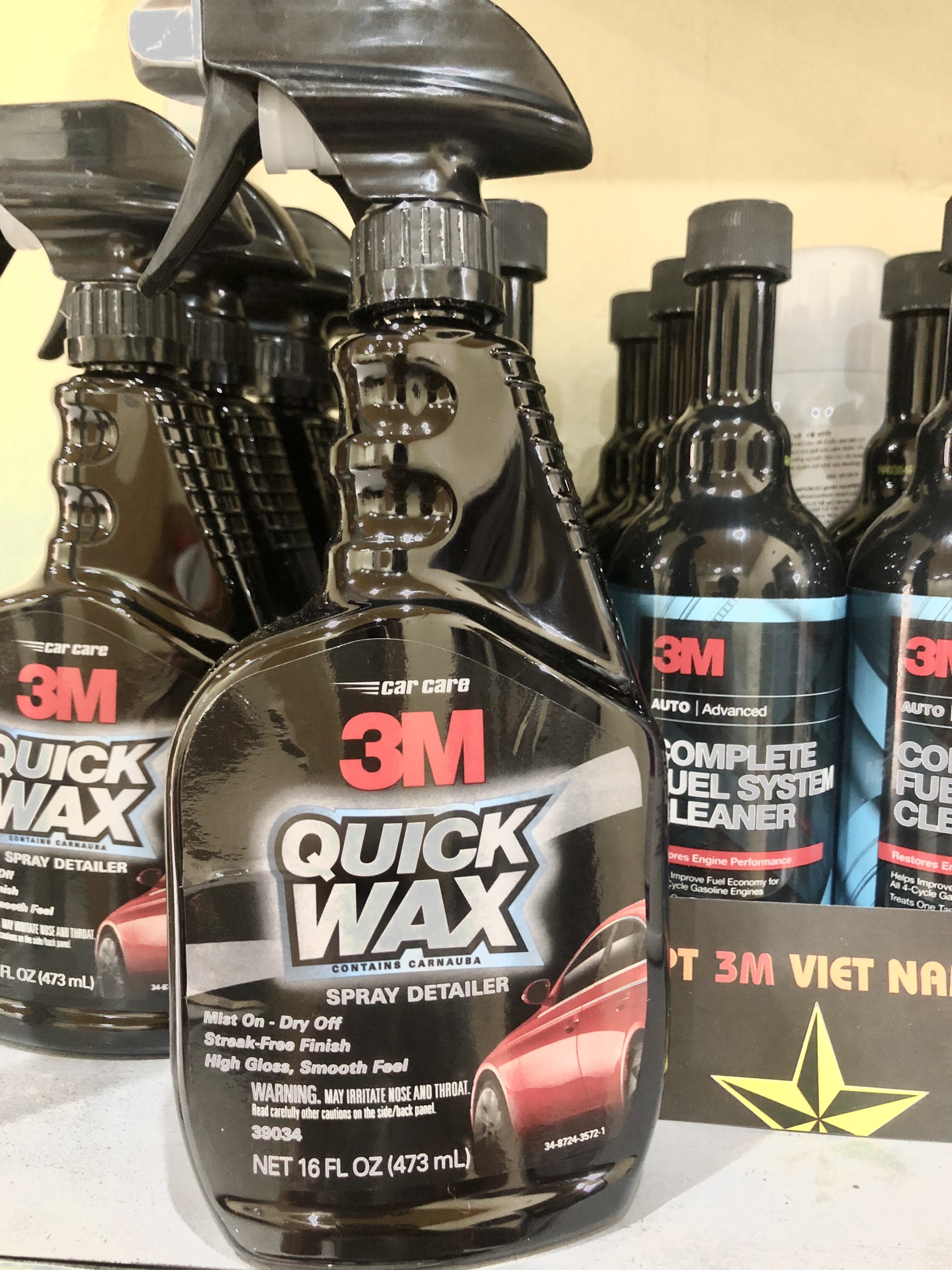 Chai xịt đánh bóng nhanh 3M quick wax 39034
