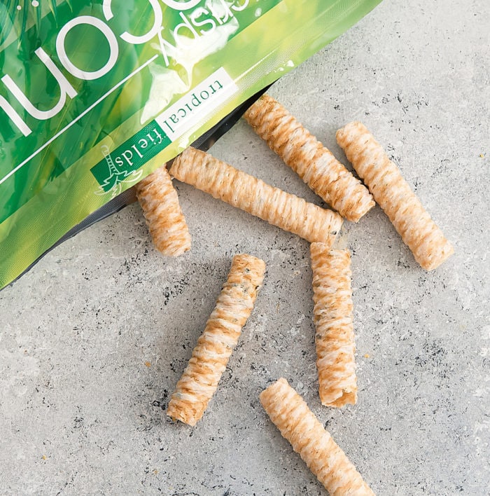 [Hoàn Tiền 15%][HCM]Bánh quế dừa hữu cơ Tropical Fields Organic Crispy Coconut Rolls 312g