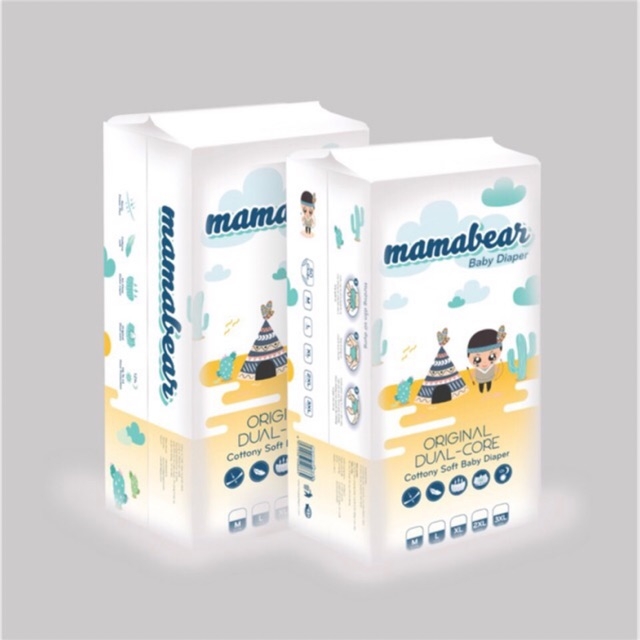 Combo 100 chiếc (2 bịch) Bỉm Quần Mamabear Mama bear Cao cấp đủ size cho con yêu
