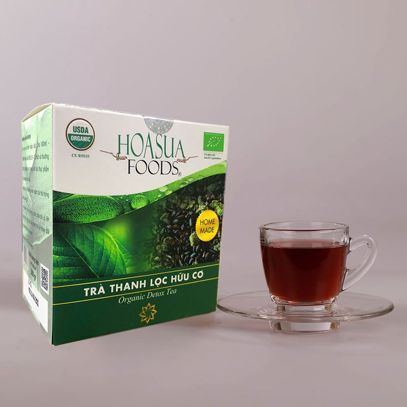 Trà thanh lọc hữu cơ (organic detox tea) HoaSuaFoods 200g