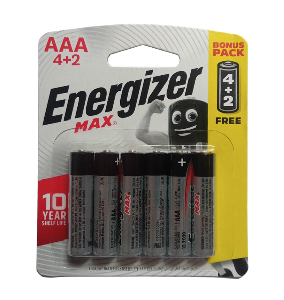 Pin tiểu AAA Energizer Max E91 1.5V - Hàng chính hãng