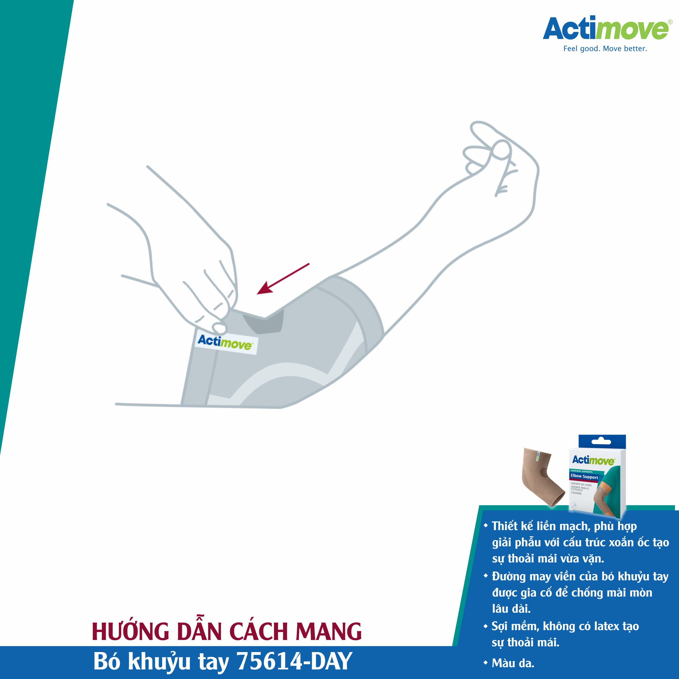 Bó khuỷu tay 75614-DAY Actimove Elbow Support