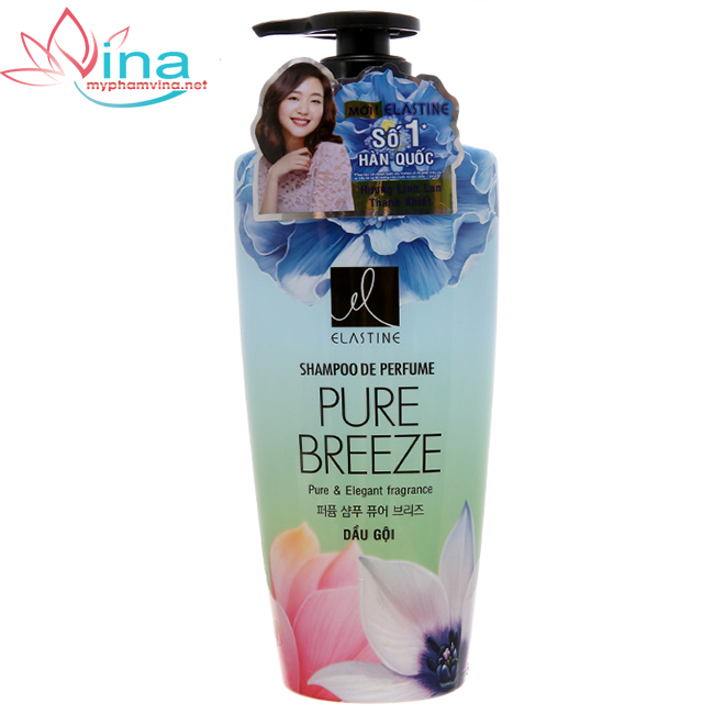 Dầu gội nước hoa elastine pure breeze 600ml