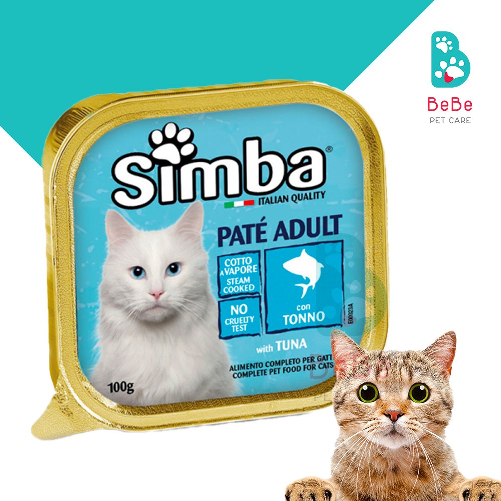 Pate SIMBA 100gr - 415gr Dành Cho Mèo - Nhập Khẩu Từ Ý