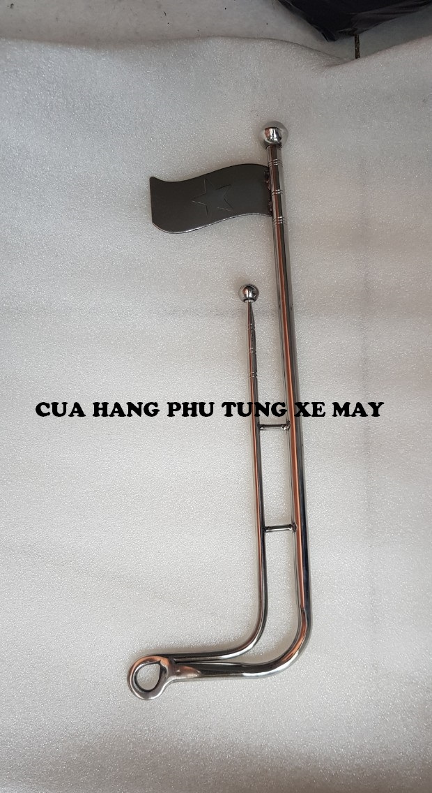 Cột cờ inox gắn trang trí các loại xe - phụ tùng xe máy