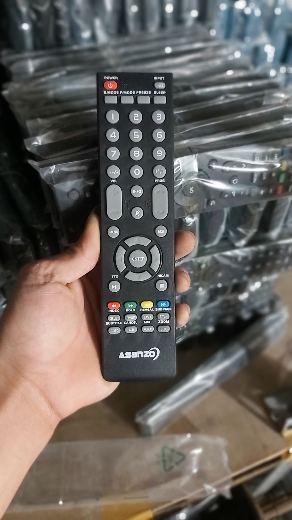 điều khiển tivi ASANZO vuông dầy