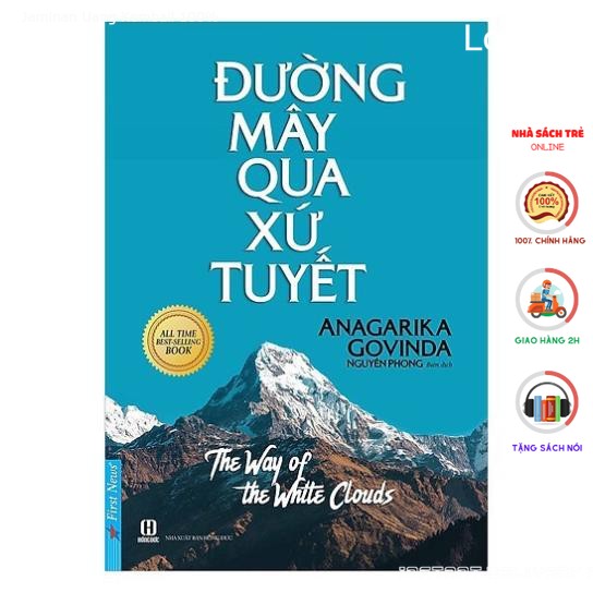Sách first news - đường mây qua xứ tuyết tặng kèm post card danh ngôn