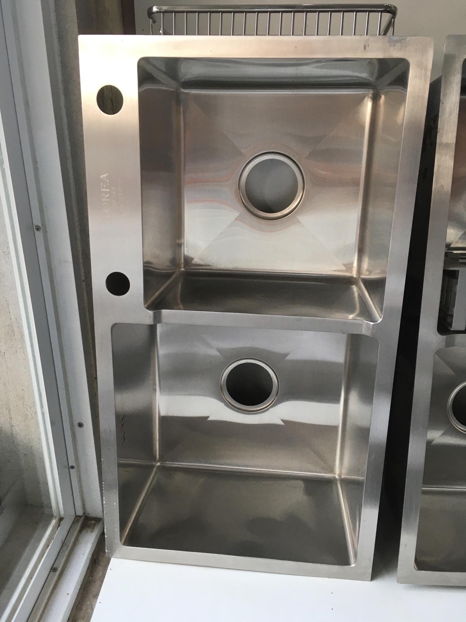 Chậu rửa bát handmade inox 70x40 lệch