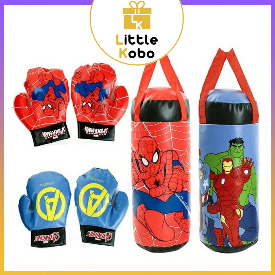 Bao đấm bốc cho bé boxing túi đấm gồm bao đấm và tay đấm bốc đồ chơi thể thao giải trí trẻ em cho bé trai