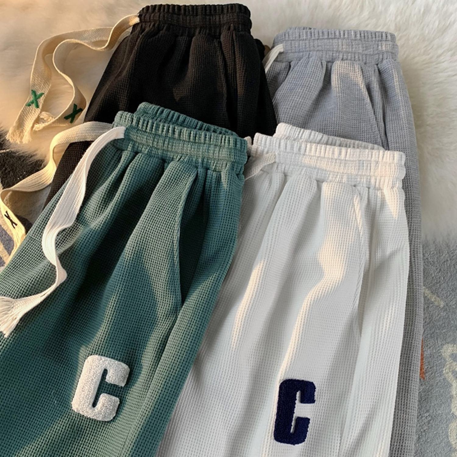 Quần ống rộng nữ, chất tổ ong mềm đẹp tôn dáng - Quần Thể Thao Unisex siêu hot