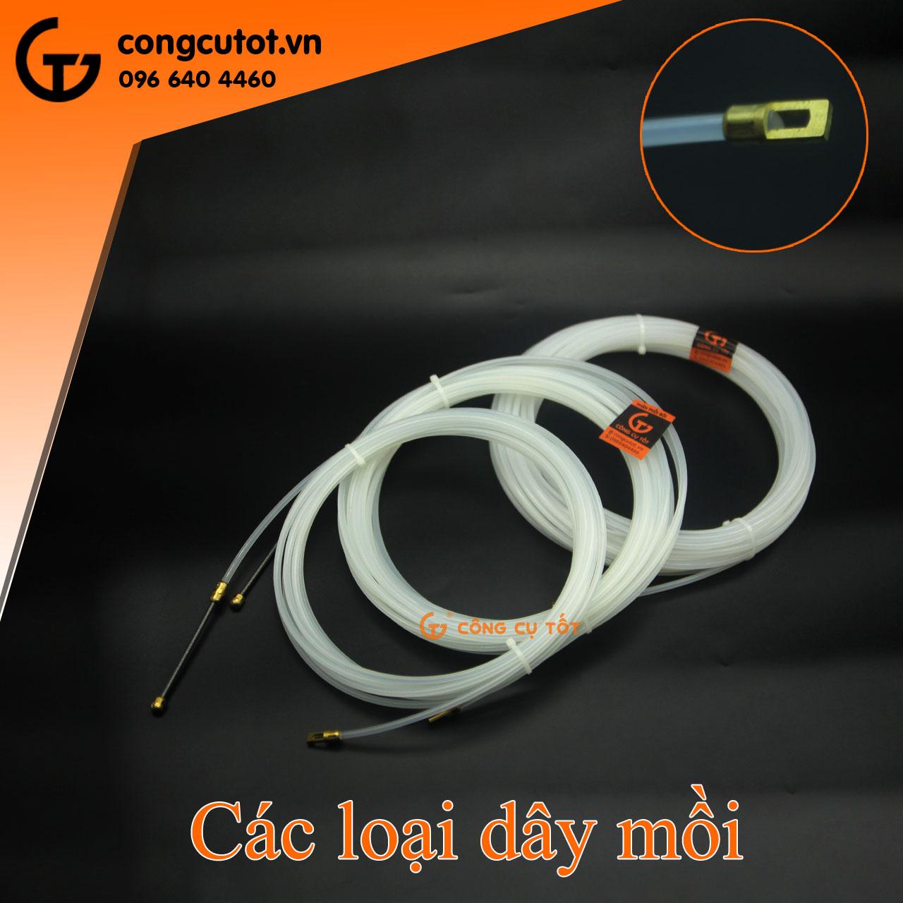 Dây mồi luồn dây điện các cỡ 5, 10, 15m