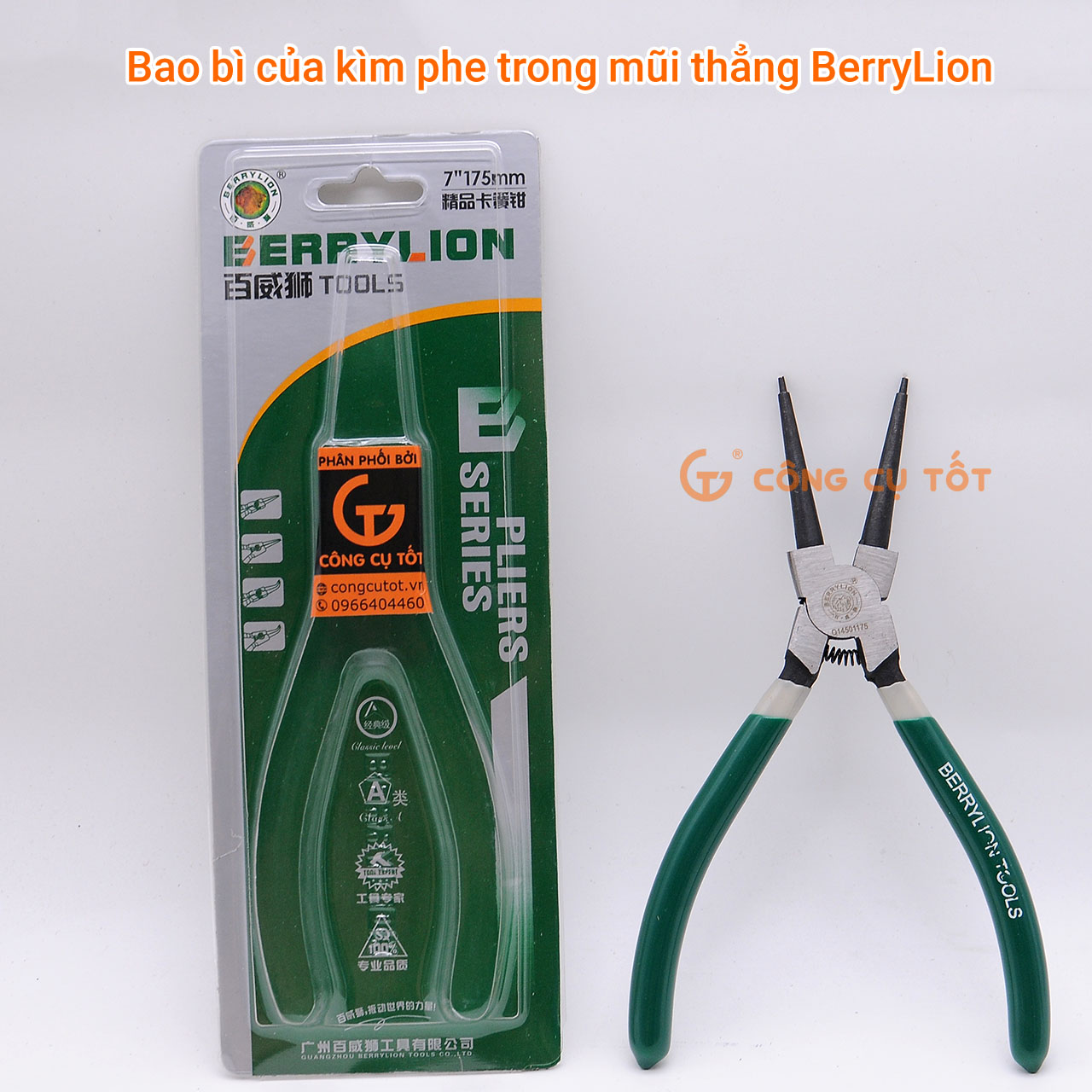 Kìm phanh- kìm phe Berrylion 150mm, 175mm