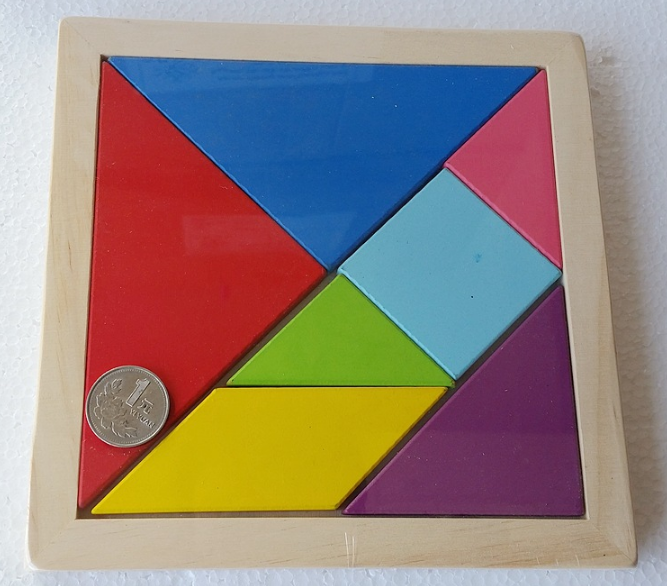 Đồ chơi ghép trí uẩn tangram size lớn cho bé
