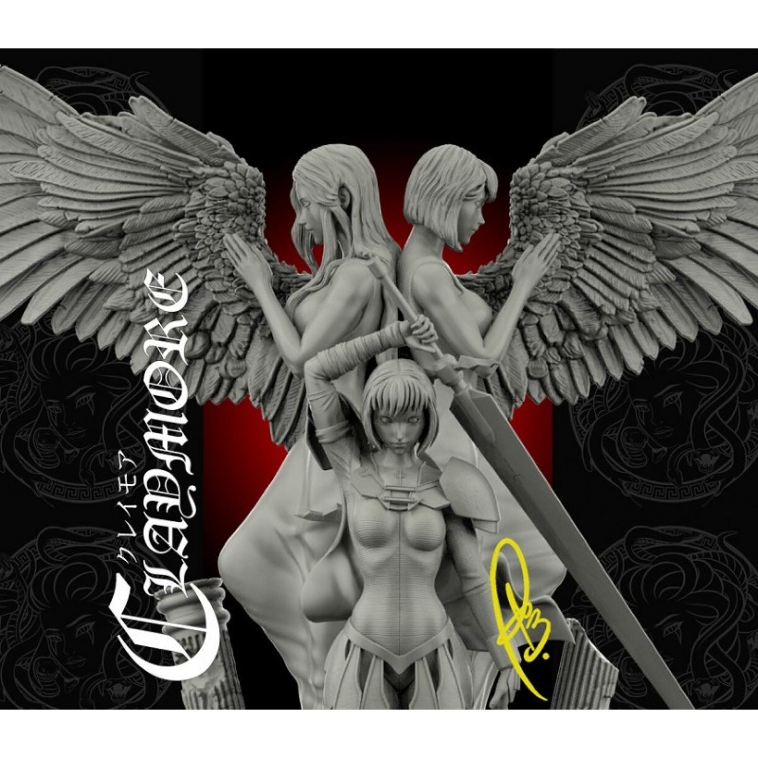 File in 3D Claymore Clare - Manga