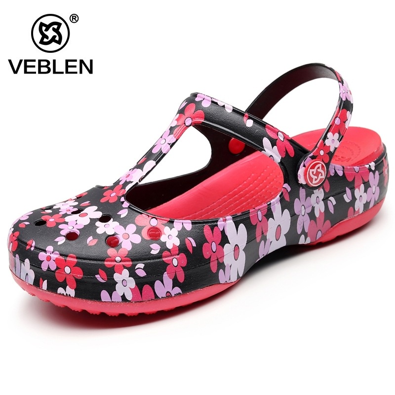 Dép nhựa nữ đế xuồng cao 4cm