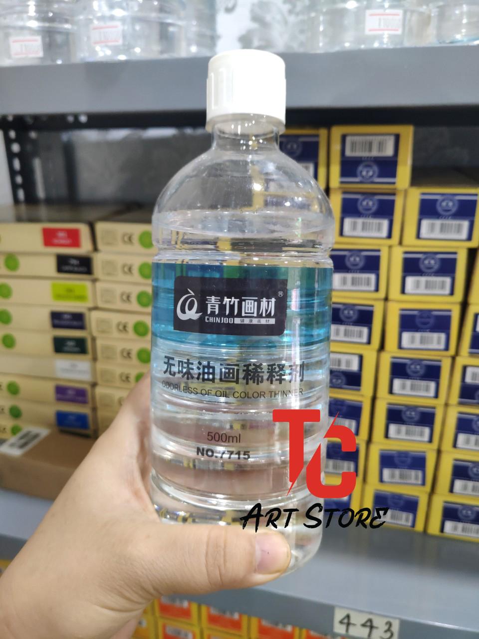 [HCM]Dung môi pha sơn dầu Dầu Thông Chinjoo Chai 500ml