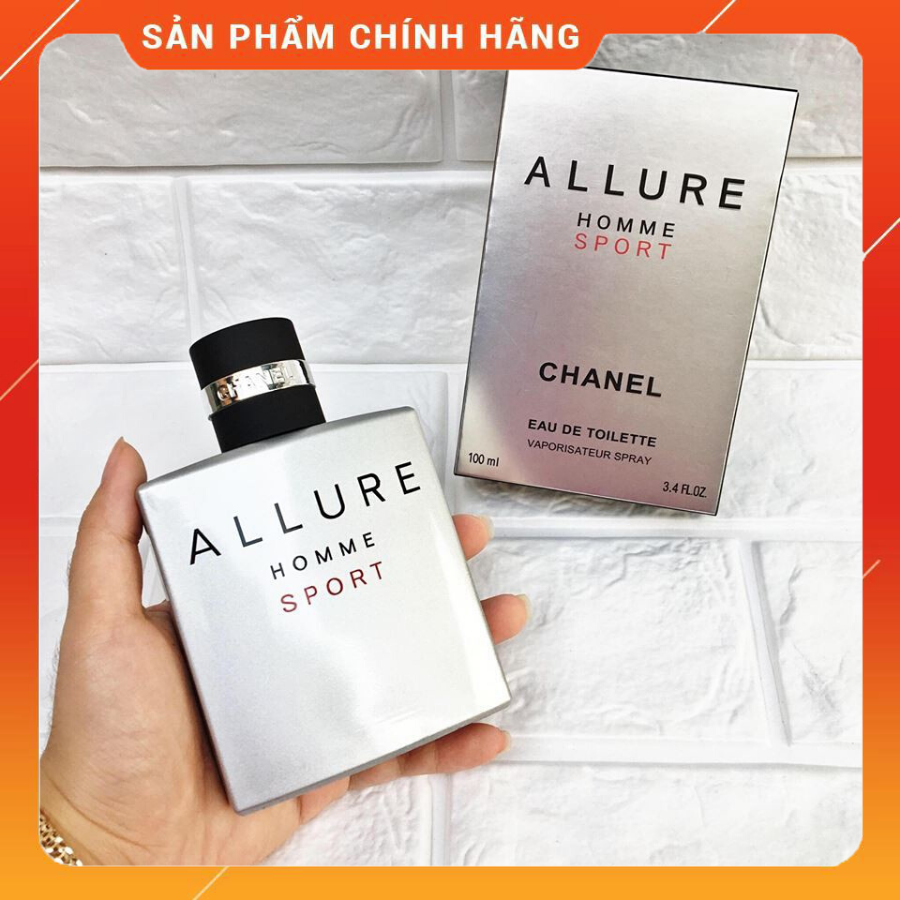Nước Hoa Nam Cao Cấp 𝑪𝒉𝒂𝒏𝒆𝒍 𝑨𝒍𝒍𝒖𝒓𝒆 𝑯𝒐𝒎𝒎𝒆 Sport 100ml Full Box