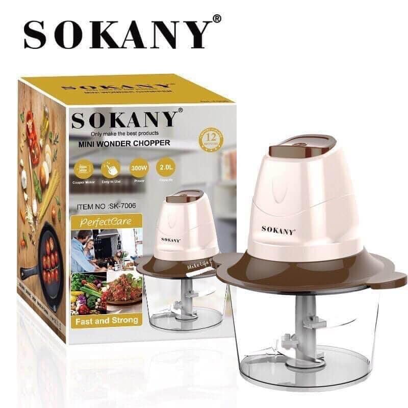 Sokany Meat Grinder 300w Sk-7006 , Sokany Meat Grinder 2 Stages Meat Grinder, Crab Grinder, Smoothie, Fruit, Super Handy Ice Grinder, Non-Scratch, Non-Scratch Compound Jar , Shutdown Mode No Need to Unplug Forbidden.