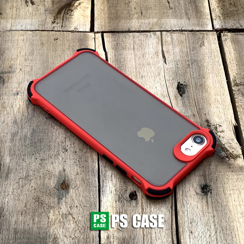 Ốp lưng chống sốc toàn phần dành cho iPhone 7 / iPhone 8 / iPhone SE 2020 - Màu Đỏ - PS Case Phân Phối