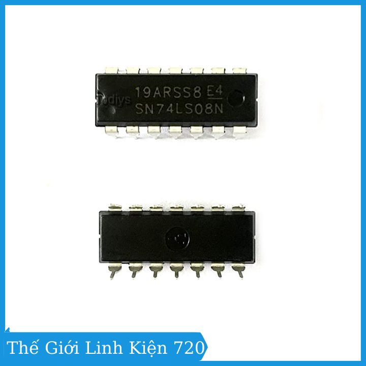 Ic logic 74LS08 Quad 2-input AND Gate DIP14