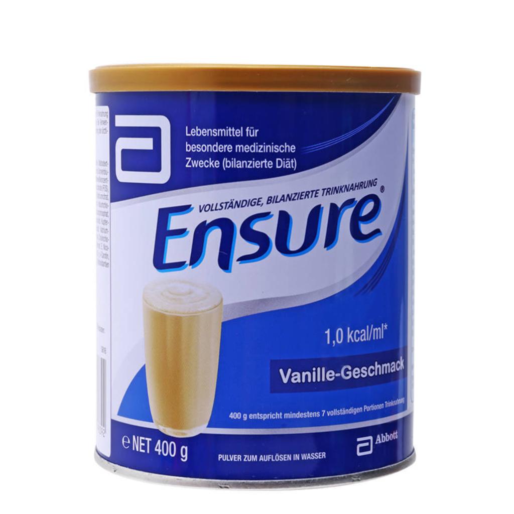 Sữa Bột Abbott Ensure Đức Vanille-Geschmask Hộp 400g