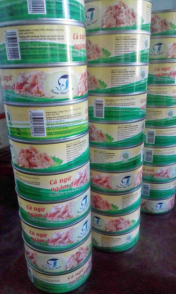 Combo 24 lon cá ngừ ngâm dầu 140g (thịt xé)