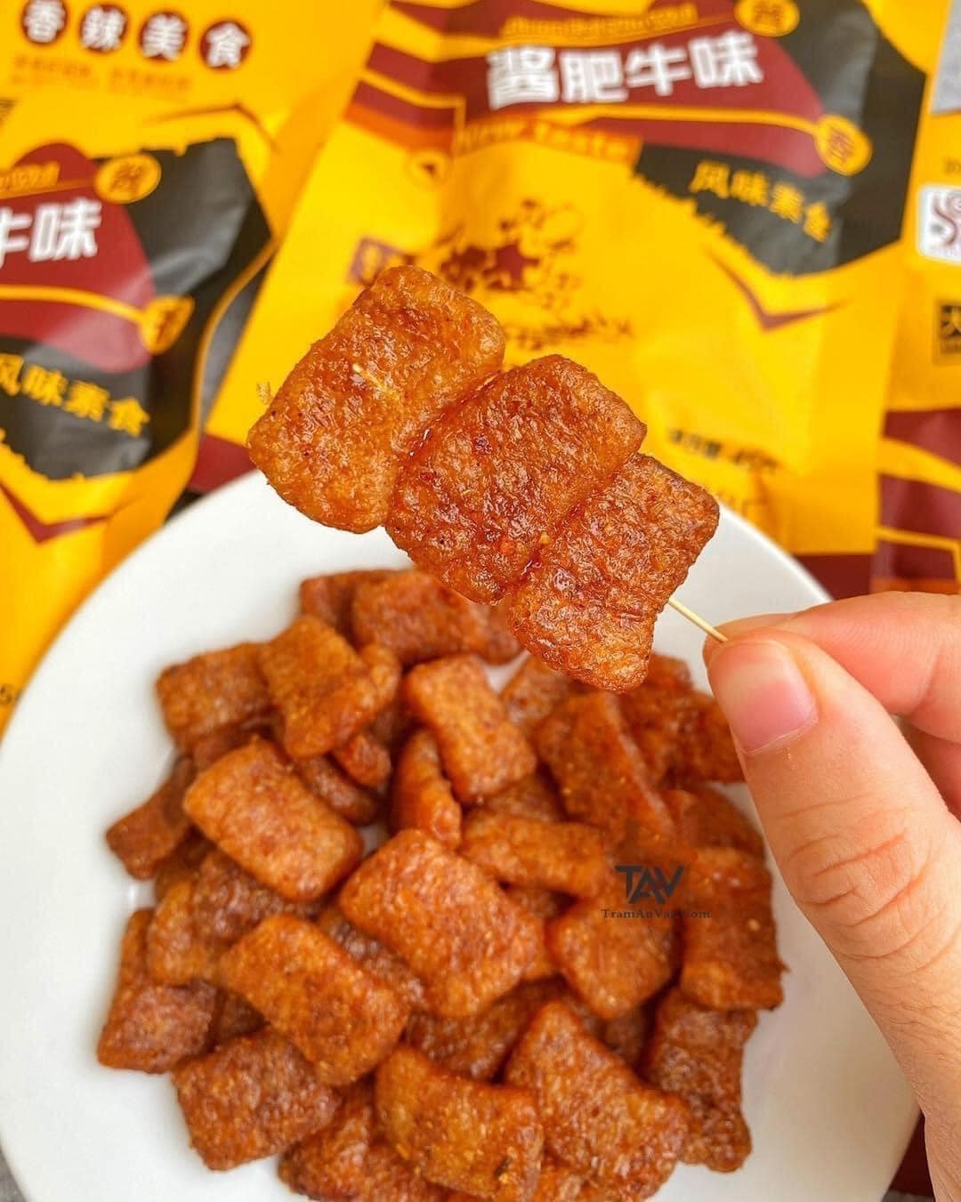 Thịt hổ cay 95k/ bịch 20 gói 40gr