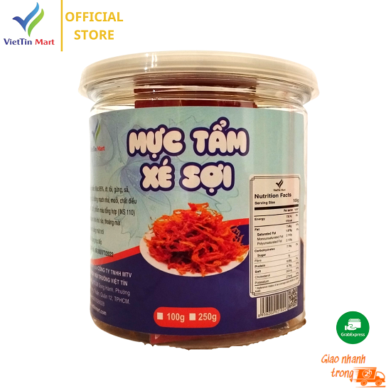 100g mực tẩm xé sợi Nha Trang - ViettinFood